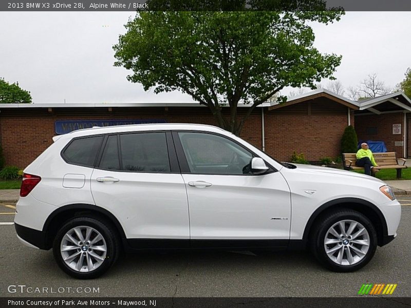 Alpine White / Black 2013 BMW X3 xDrive 28i