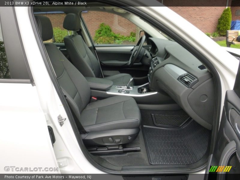 Alpine White / Black 2013 BMW X3 xDrive 28i