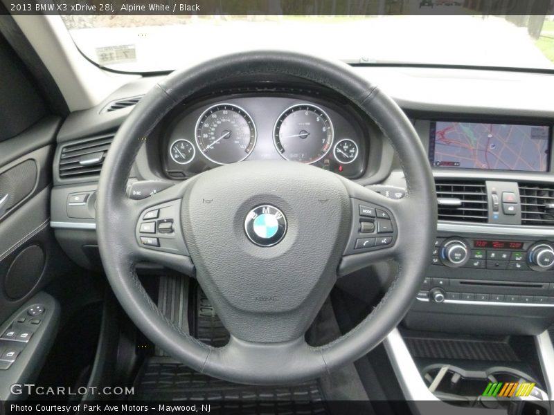 Alpine White / Black 2013 BMW X3 xDrive 28i