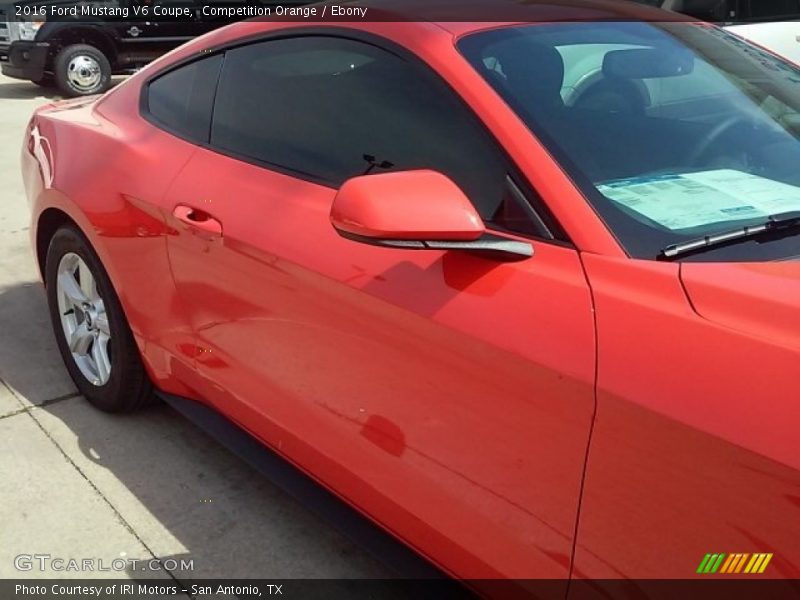 Competition Orange / Ebony 2016 Ford Mustang V6 Coupe