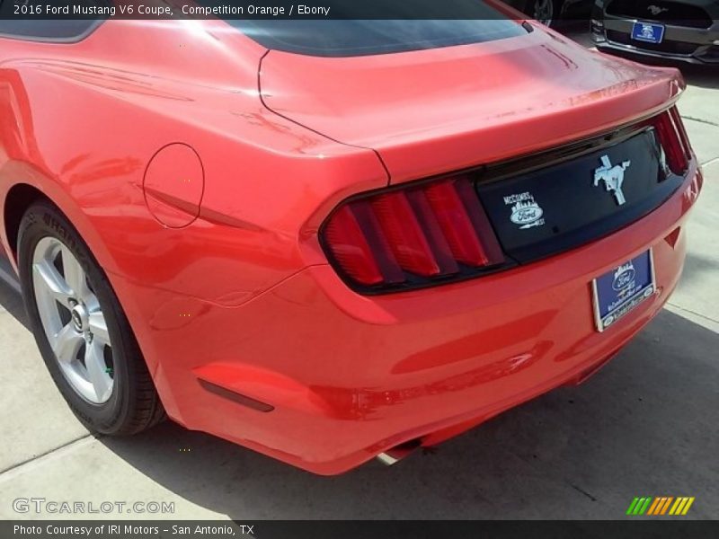 Competition Orange / Ebony 2016 Ford Mustang V6 Coupe