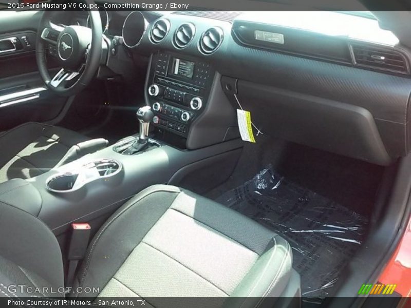 Competition Orange / Ebony 2016 Ford Mustang V6 Coupe