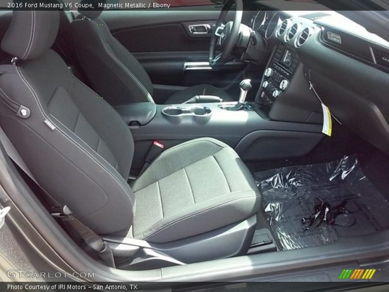 Magnetic Metallic / Ebony 2016 Ford Mustang V6 Coupe