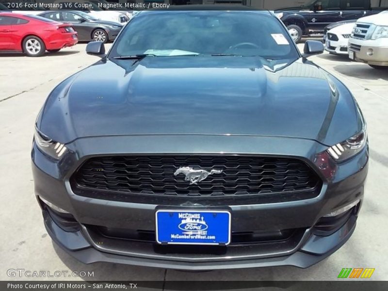 Magnetic Metallic / Ebony 2016 Ford Mustang V6 Coupe