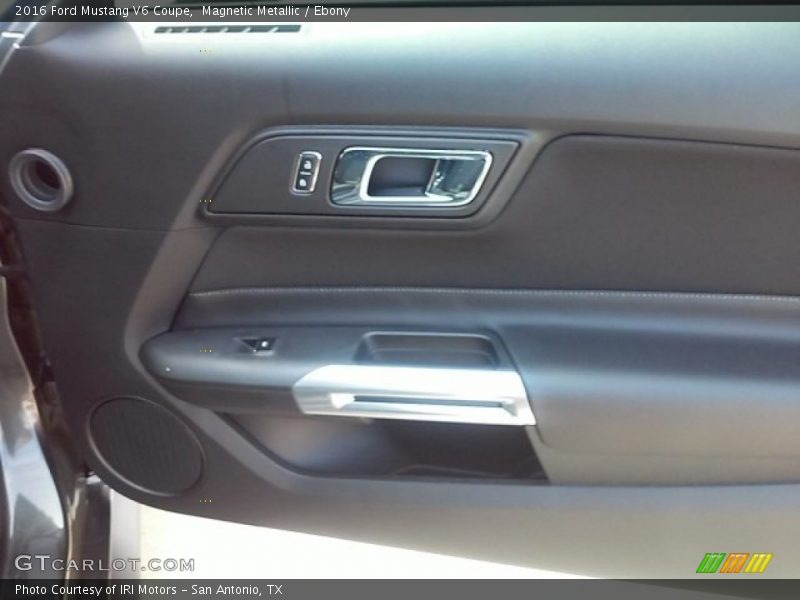 Magnetic Metallic / Ebony 2016 Ford Mustang V6 Coupe
