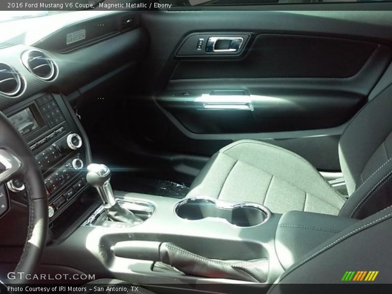 Magnetic Metallic / Ebony 2016 Ford Mustang V6 Coupe