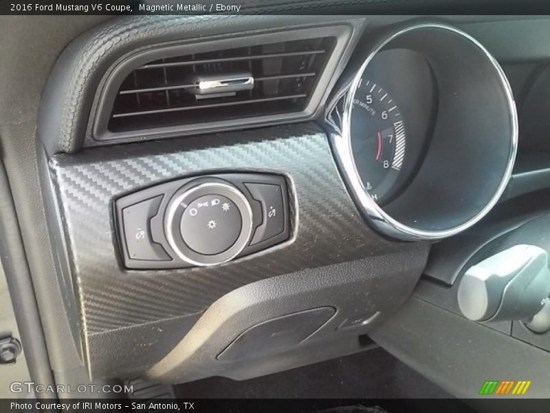 Magnetic Metallic / Ebony 2016 Ford Mustang V6 Coupe