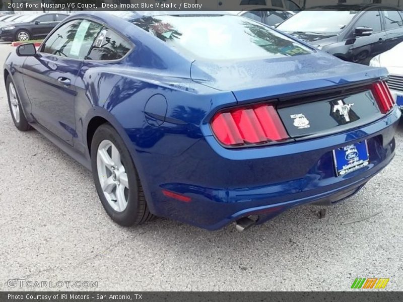 Deep Impact Blue Metallic / Ebony 2016 Ford Mustang V6 Coupe