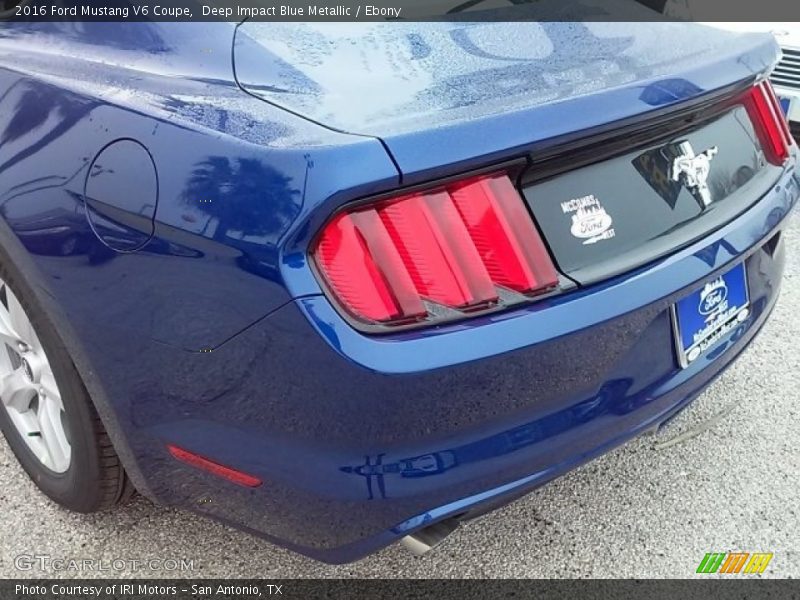 Deep Impact Blue Metallic / Ebony 2016 Ford Mustang V6 Coupe