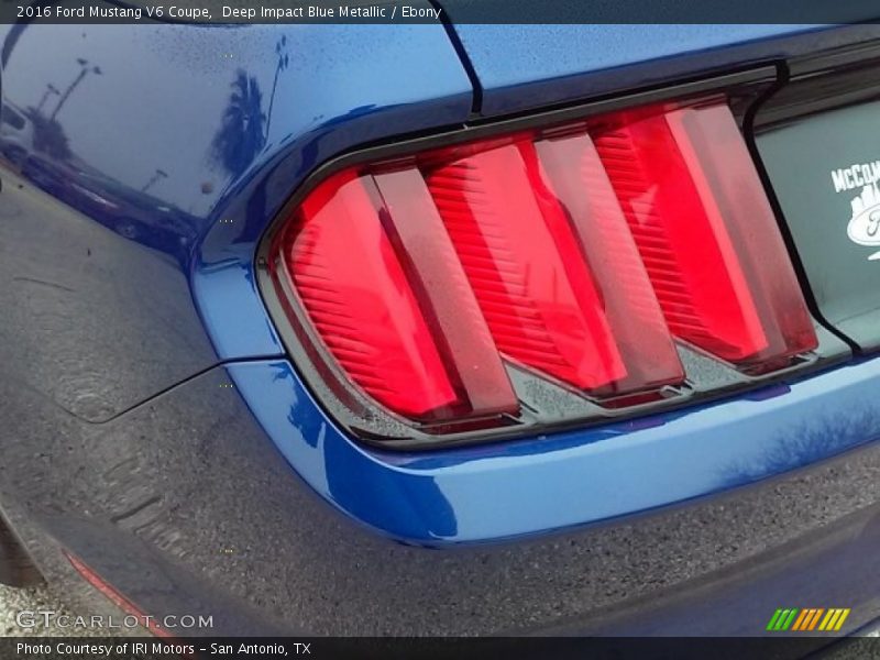 Deep Impact Blue Metallic / Ebony 2016 Ford Mustang V6 Coupe
