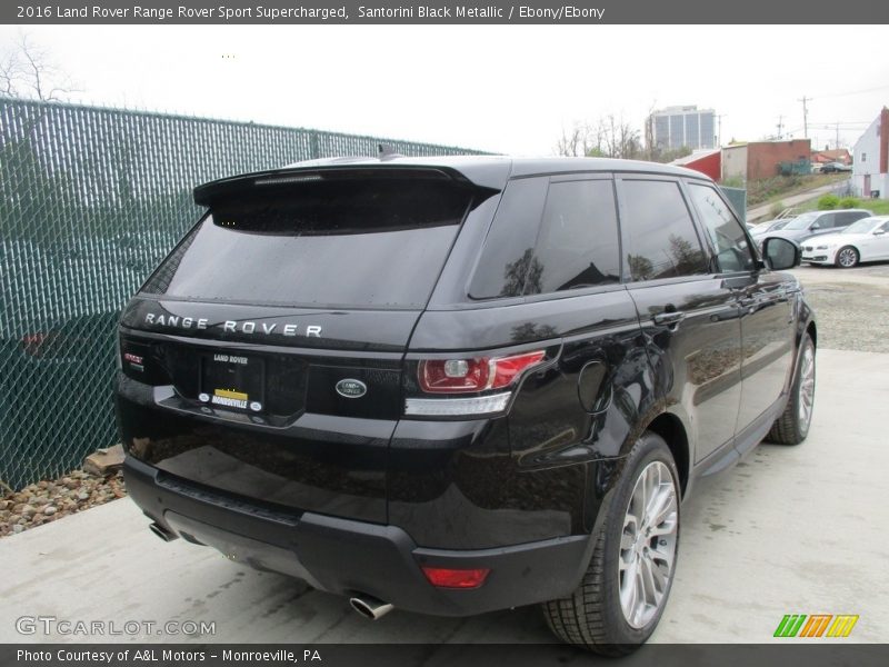 Santorini Black Metallic / Ebony/Ebony 2016 Land Rover Range Rover Sport Supercharged