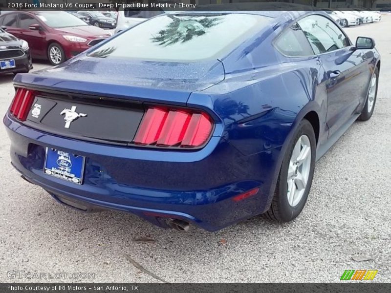 Deep Impact Blue Metallic / Ebony 2016 Ford Mustang V6 Coupe