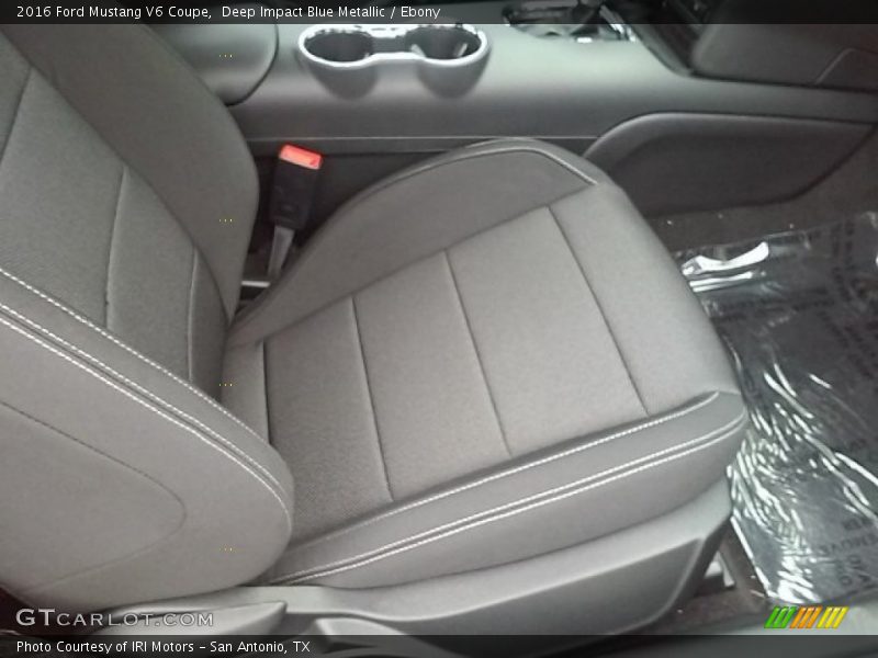 Deep Impact Blue Metallic / Ebony 2016 Ford Mustang V6 Coupe