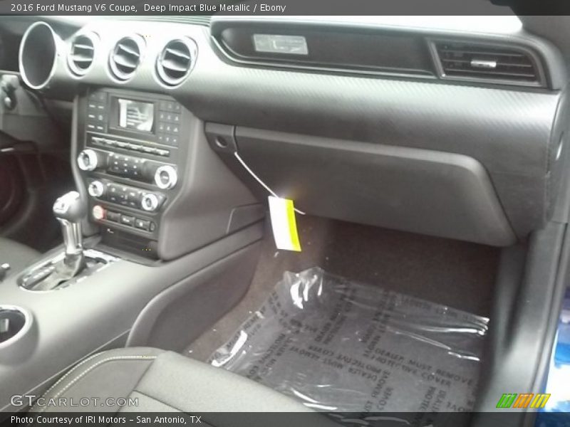Deep Impact Blue Metallic / Ebony 2016 Ford Mustang V6 Coupe