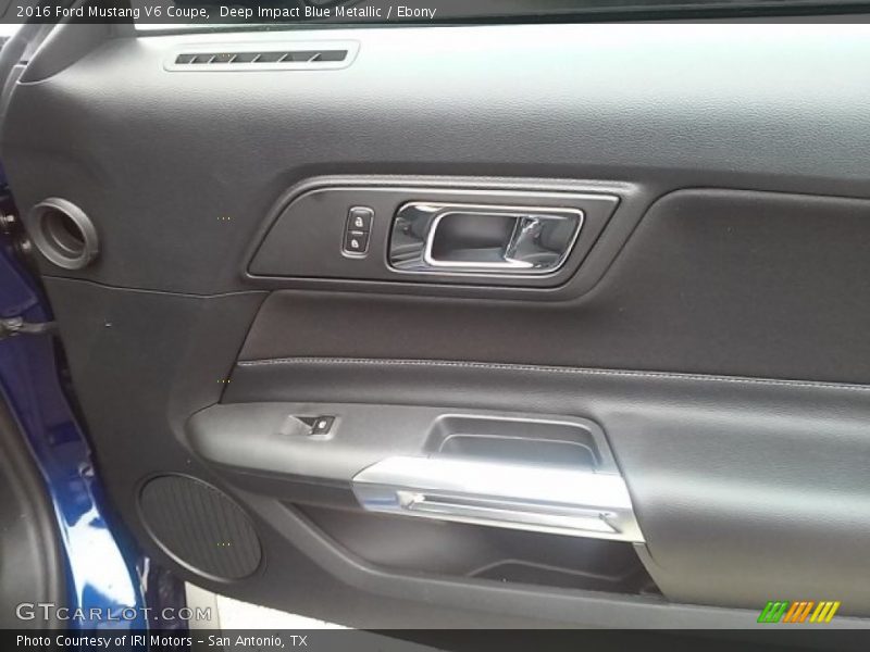 Deep Impact Blue Metallic / Ebony 2016 Ford Mustang V6 Coupe