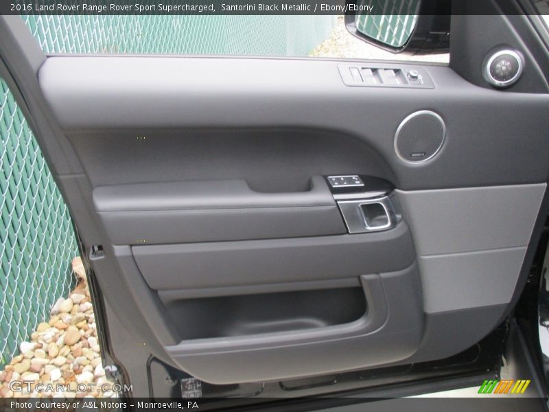 Santorini Black Metallic / Ebony/Ebony 2016 Land Rover Range Rover Sport Supercharged