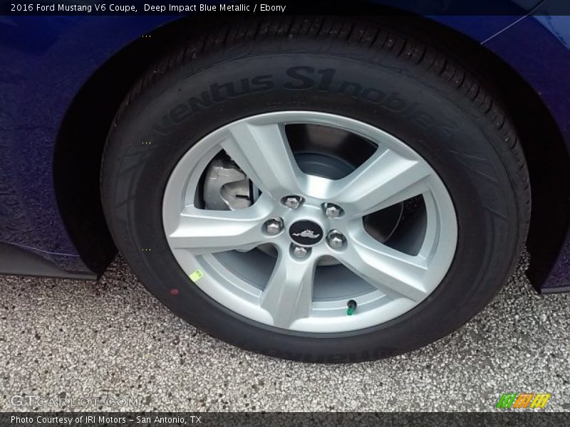 Deep Impact Blue Metallic / Ebony 2016 Ford Mustang V6 Coupe