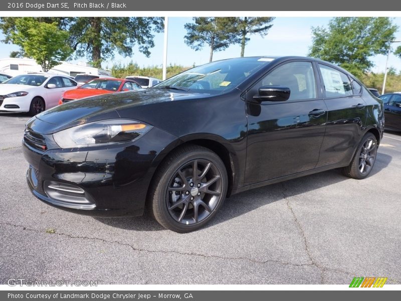 Pitch Black / Black 2016 Dodge Dart SE