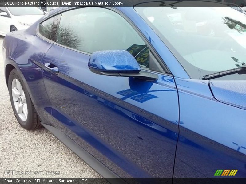 Deep Impact Blue Metallic / Ebony 2016 Ford Mustang V6 Coupe