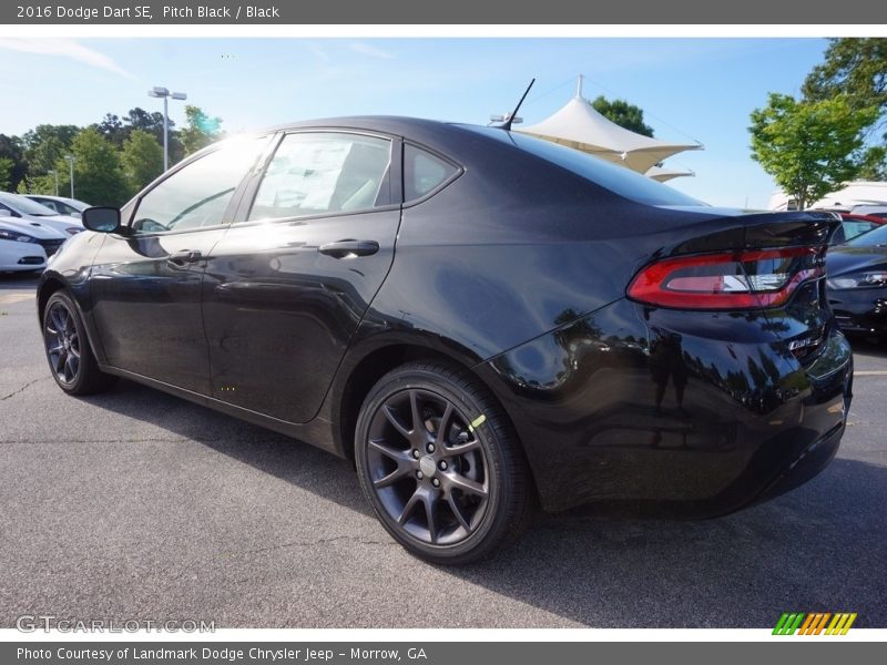 Pitch Black / Black 2016 Dodge Dart SE