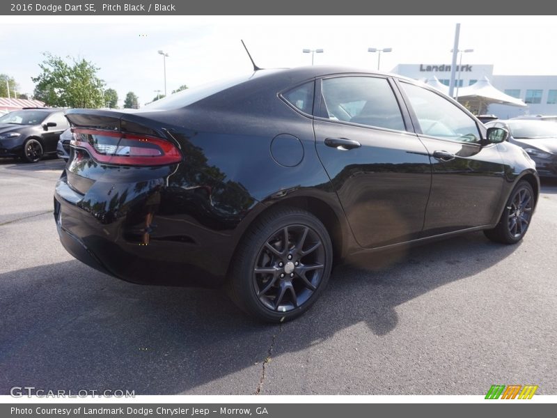 Pitch Black / Black 2016 Dodge Dart SE