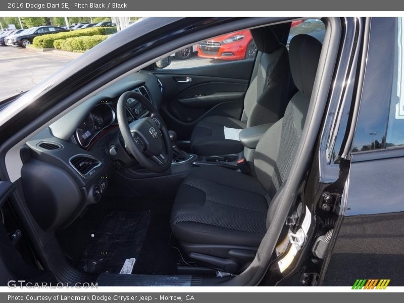 Pitch Black / Black 2016 Dodge Dart SE
