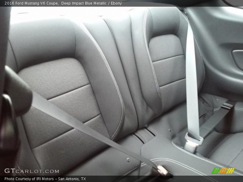 Deep Impact Blue Metallic / Ebony 2016 Ford Mustang V6 Coupe