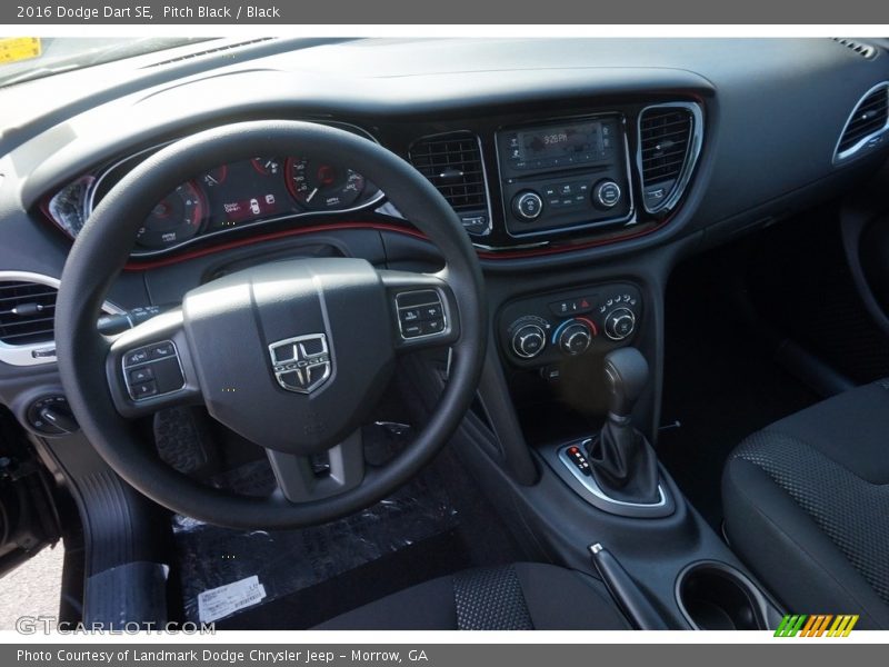 Pitch Black / Black 2016 Dodge Dart SE