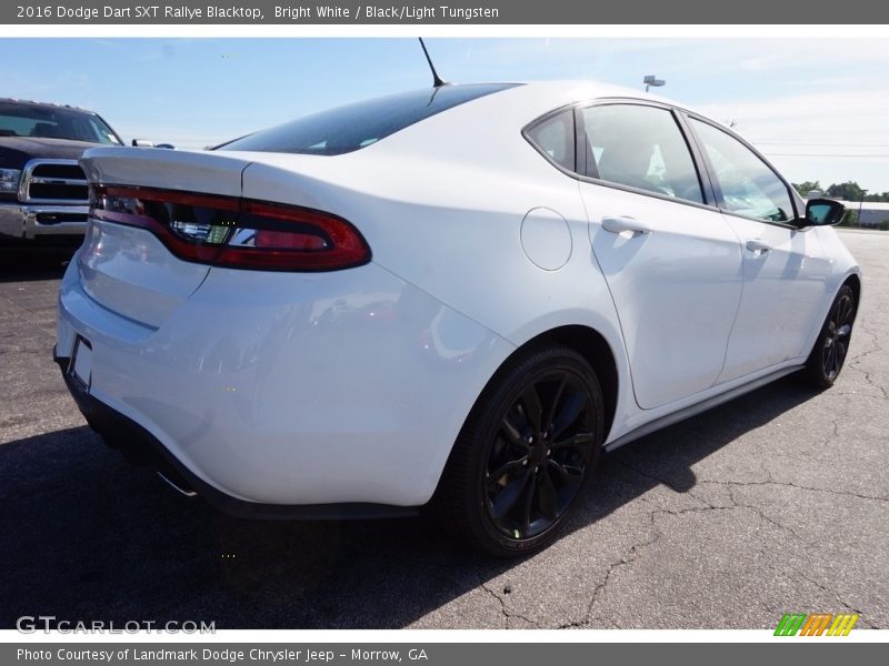 Bright White / Black/Light Tungsten 2016 Dodge Dart SXT Rallye Blacktop