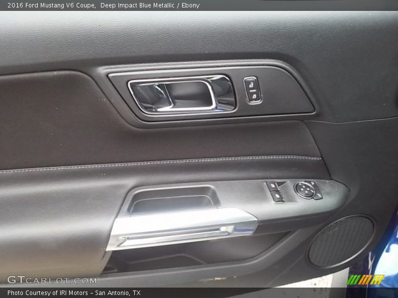 Deep Impact Blue Metallic / Ebony 2016 Ford Mustang V6 Coupe