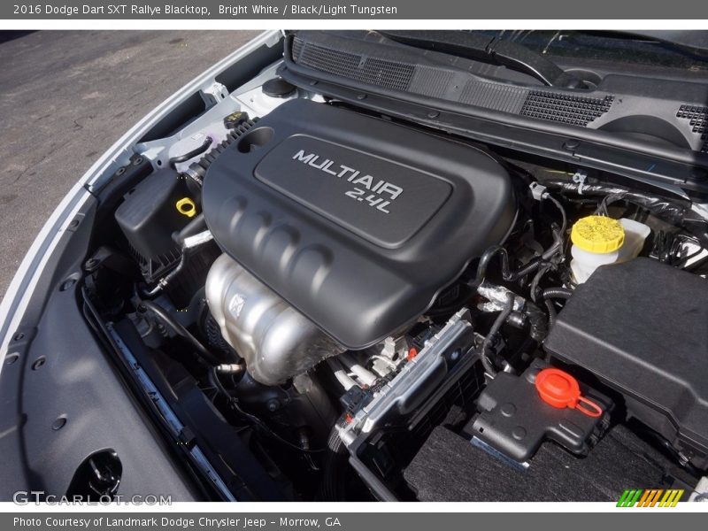 Bright White / Black/Light Tungsten 2016 Dodge Dart SXT Rallye Blacktop