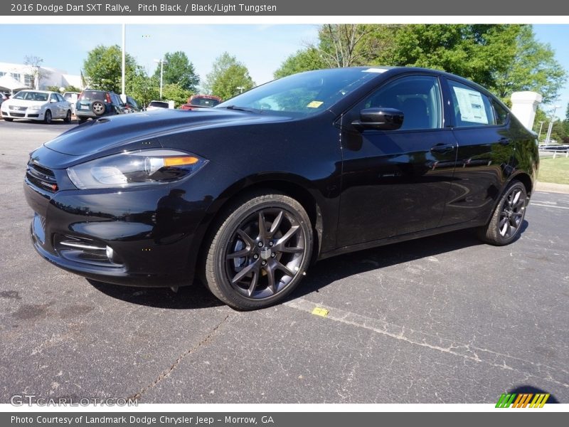 Pitch Black / Black/Light Tungsten 2016 Dodge Dart SXT Rallye