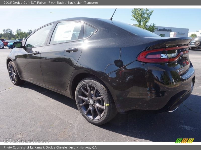 Pitch Black / Black/Light Tungsten 2016 Dodge Dart SXT Rallye