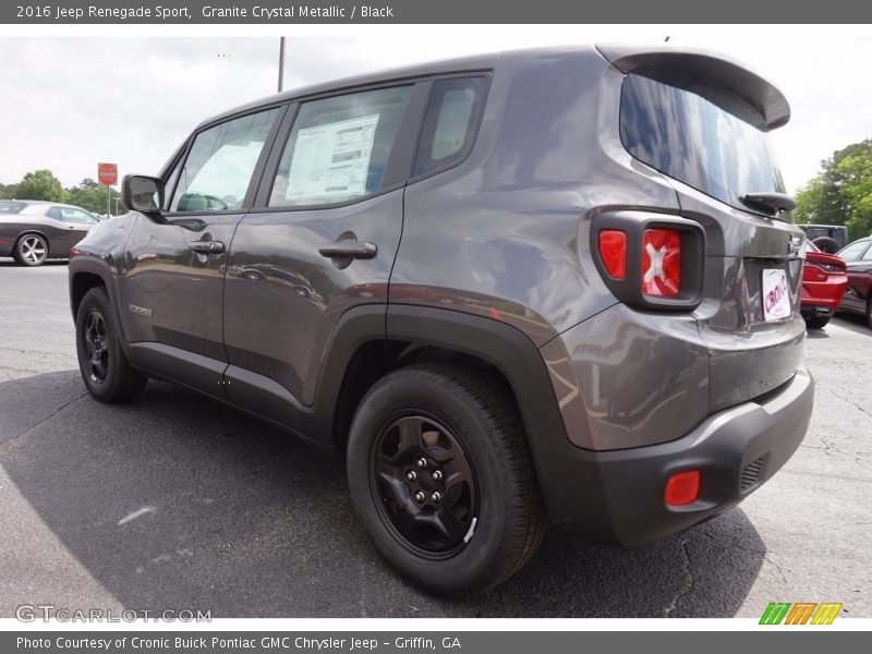 Granite Crystal Metallic / Black 2016 Jeep Renegade Sport