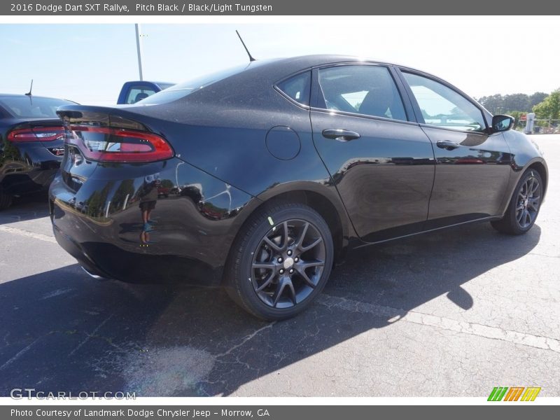 Pitch Black / Black/Light Tungsten 2016 Dodge Dart SXT Rallye