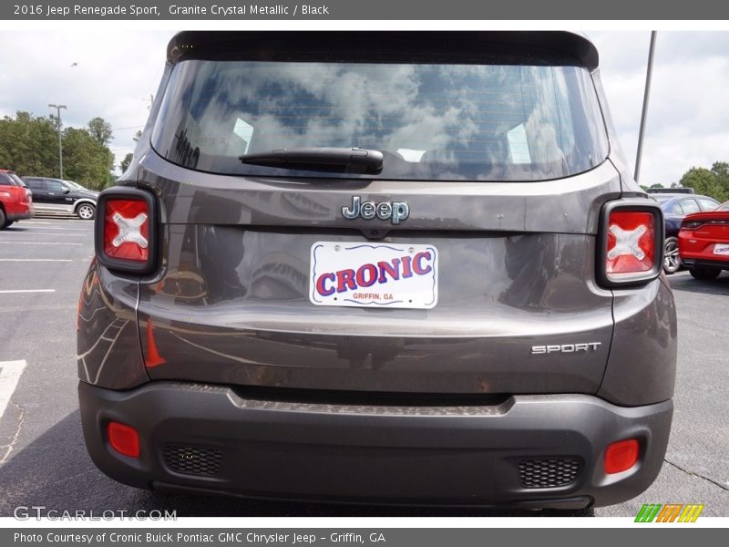 Granite Crystal Metallic / Black 2016 Jeep Renegade Sport