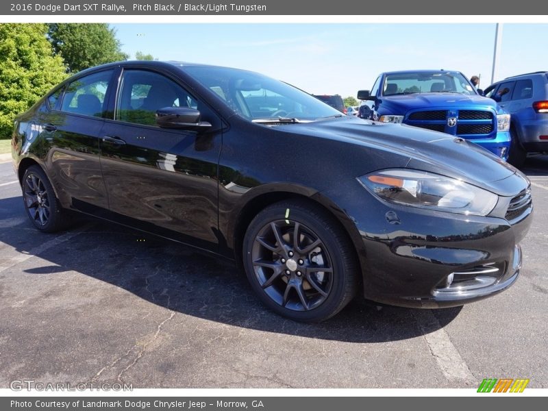 Pitch Black / Black/Light Tungsten 2016 Dodge Dart SXT Rallye