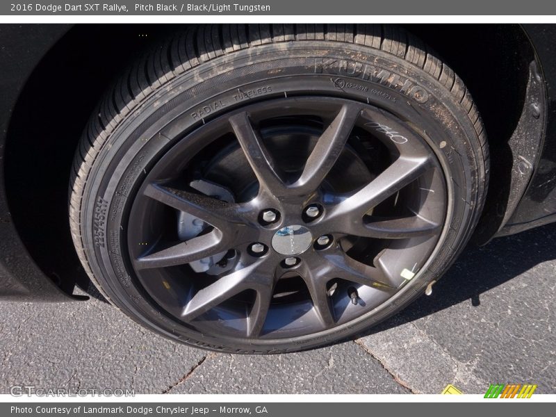Pitch Black / Black/Light Tungsten 2016 Dodge Dart SXT Rallye