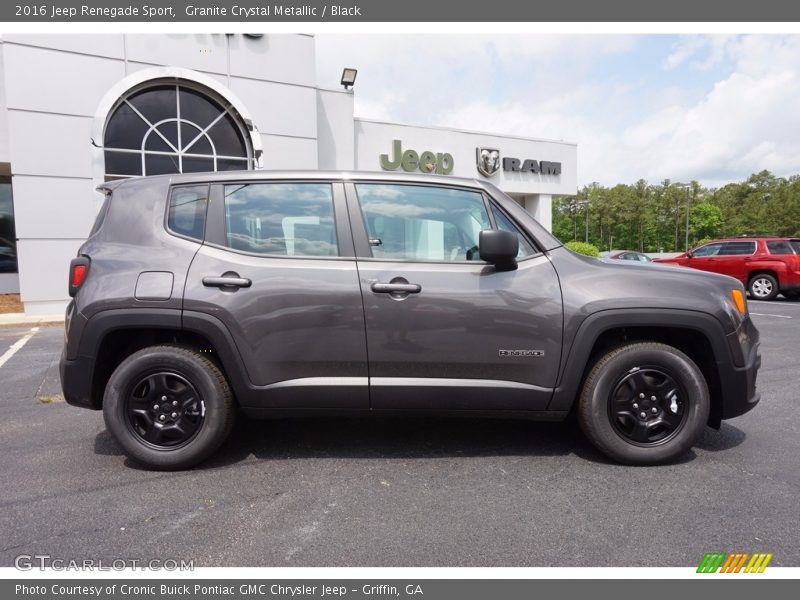 Granite Crystal Metallic / Black 2016 Jeep Renegade Sport