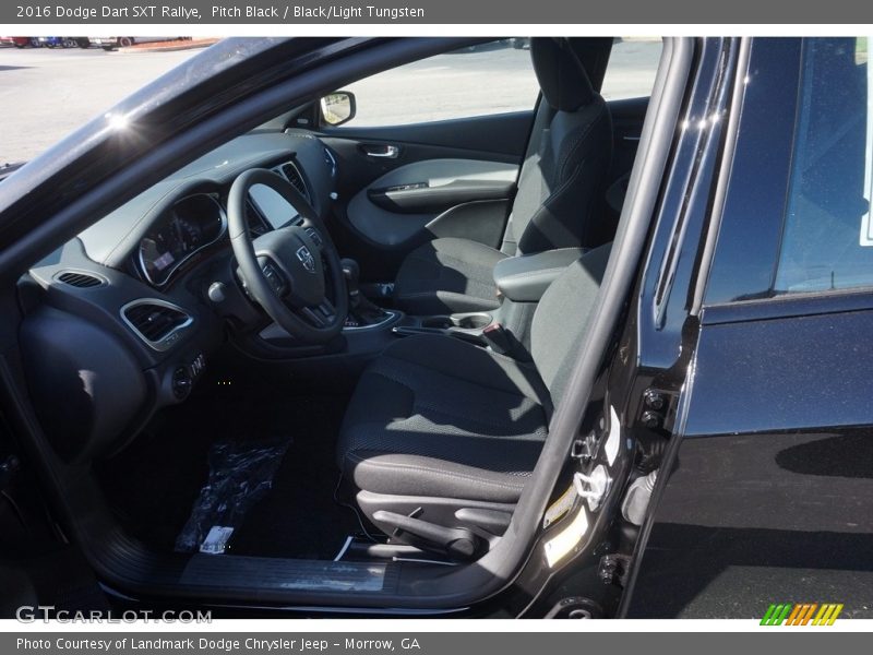 Pitch Black / Black/Light Tungsten 2016 Dodge Dart SXT Rallye