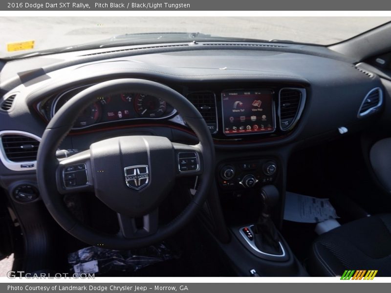 Pitch Black / Black/Light Tungsten 2016 Dodge Dart SXT Rallye