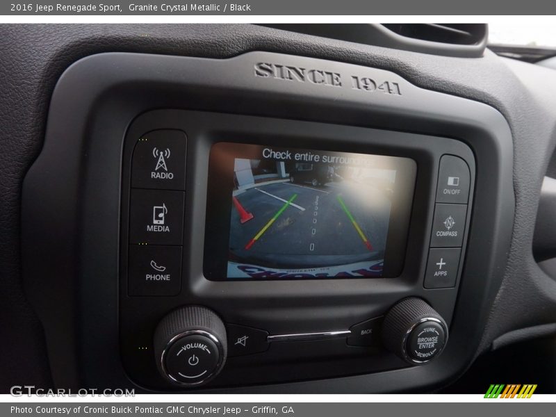 Granite Crystal Metallic / Black 2016 Jeep Renegade Sport