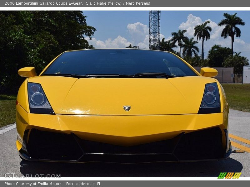 Giallo Halys (Yellow) / Nero Perseus 2006 Lamborghini Gallardo Coupe E-Gear