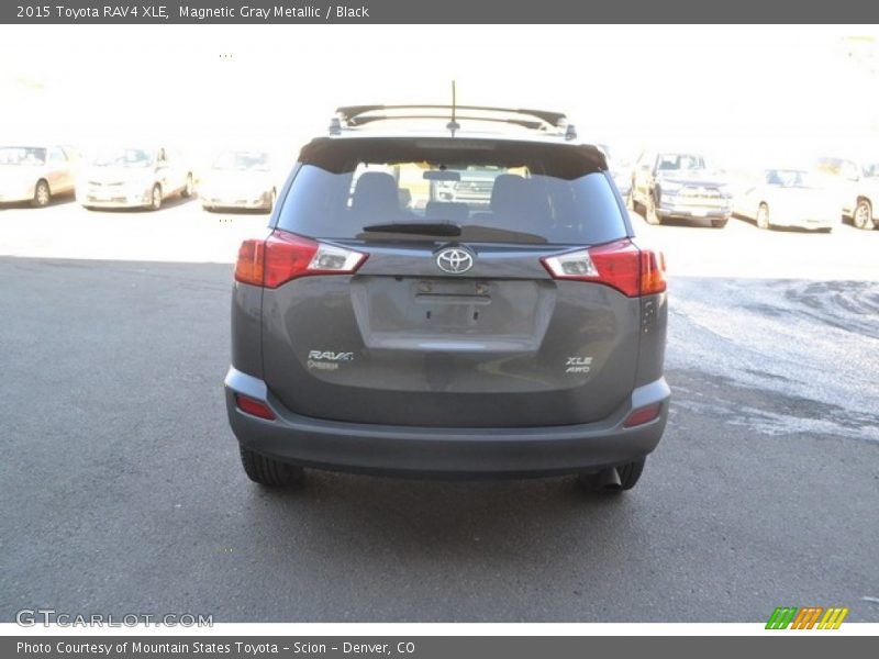 Magnetic Gray Metallic / Black 2015 Toyota RAV4 XLE