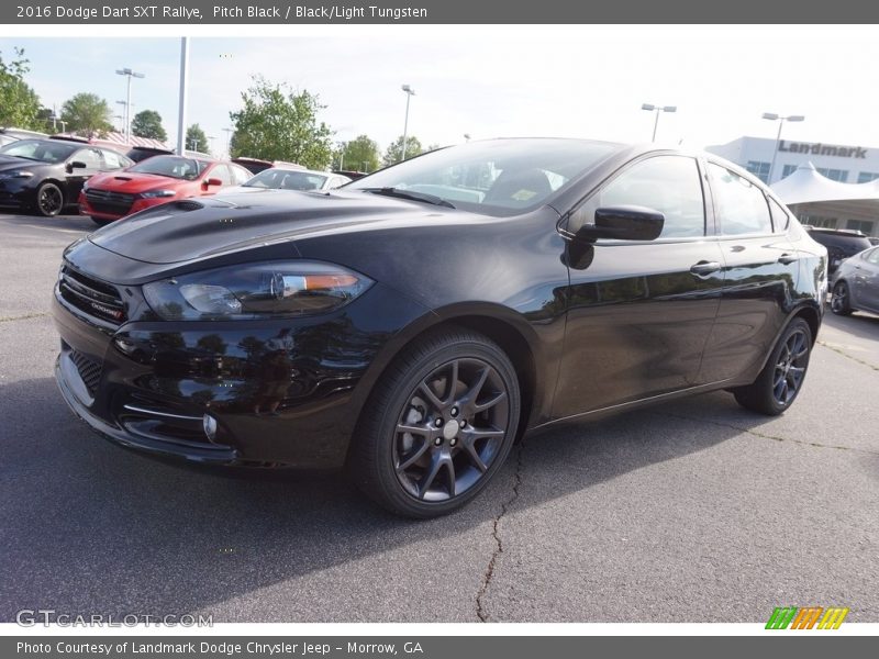 Pitch Black / Black/Light Tungsten 2016 Dodge Dart SXT Rallye