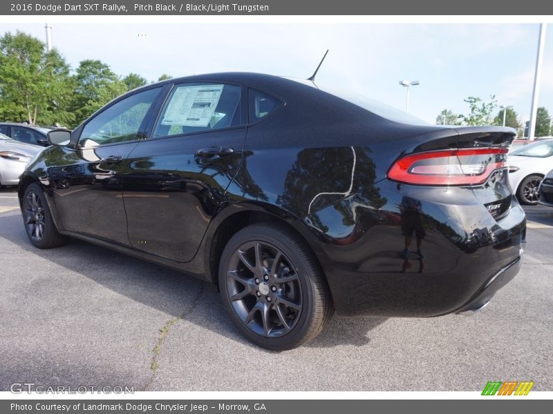 Pitch Black / Black/Light Tungsten 2016 Dodge Dart SXT Rallye