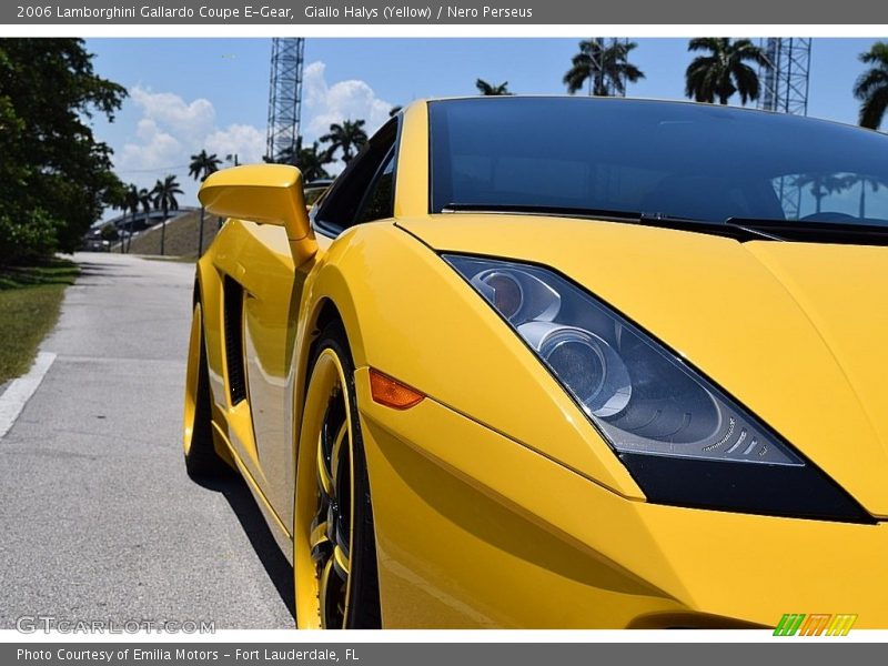 Giallo Halys (Yellow) / Nero Perseus 2006 Lamborghini Gallardo Coupe E-Gear