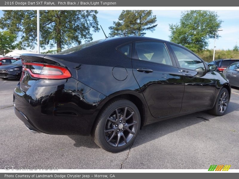 Pitch Black / Black/Light Tungsten 2016 Dodge Dart SXT Rallye