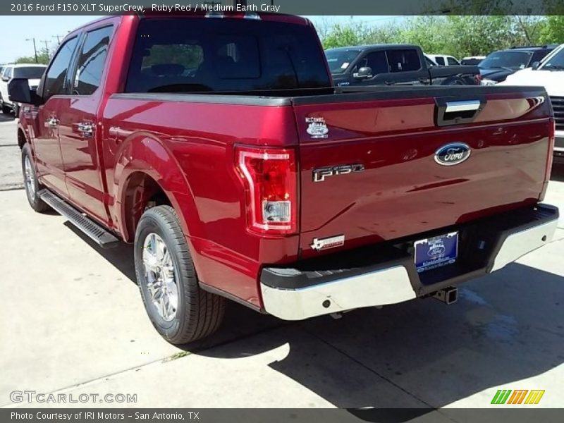 Ruby Red / Medium Earth Gray 2016 Ford F150 XLT SuperCrew