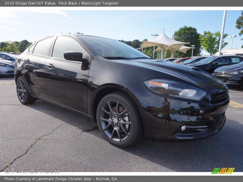 Pitch Black / Black/Light Tungsten 2016 Dodge Dart SXT Rallye